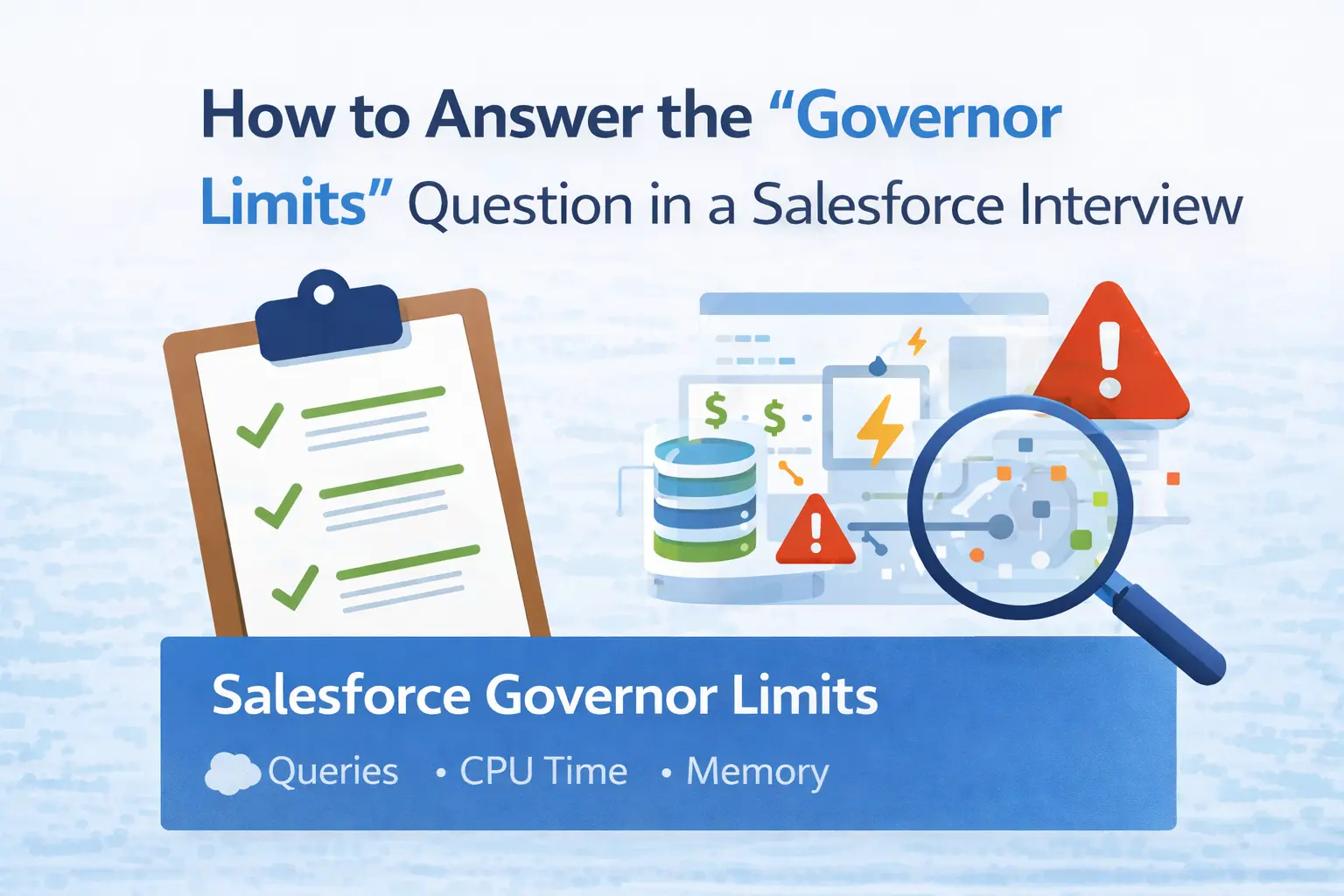 How to Answer the 'Governor Limits' Question in a Salesforce Interview